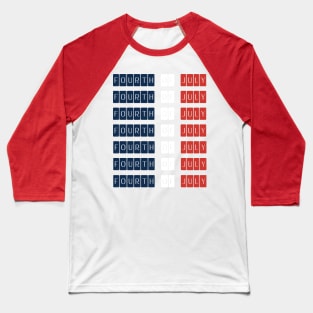 Fourth of July Celebration Baseball T-Shirt